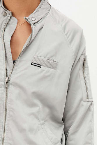 Members Only Satin Bomber Jacket