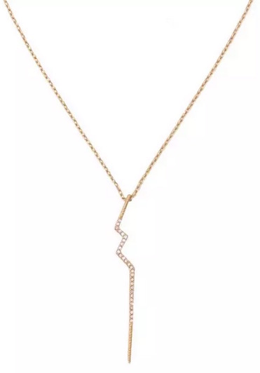 Lightning Bolt Necklace & Gold Chain Necklaces