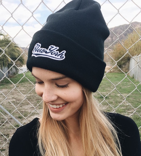 Trudy New York Patch Beanie